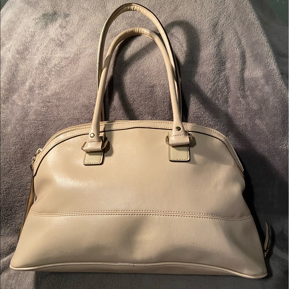 Emilie M beige purse